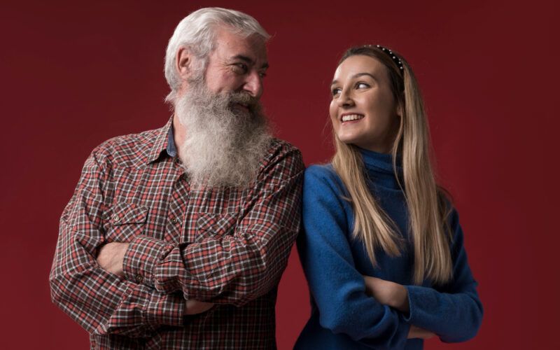 Vekový rozdiel vo vzťahu - starší muž a mladá žena