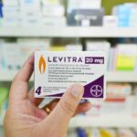Levitra - liek na erektilnú dysfunkciu, tabletky, krabička