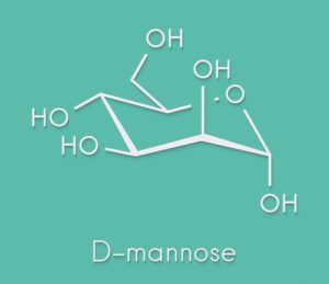 D-manóza, chemický vzorec