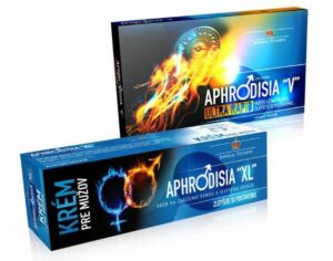 Aphrodisia V Ultra Rapid pre mužov a Aphrodisia XL krém pre mužov - balíček, recenzia