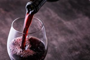 Červené víno - potraviny na erekciu