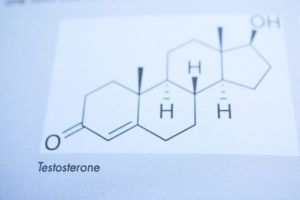 Testosterón - chemický vzorec