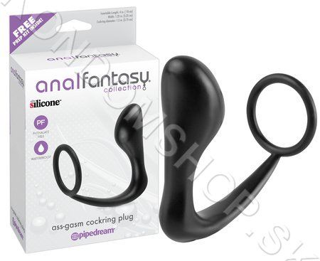 Analfantasy Ass-gasm Erekčný krúžok s análnym kolíkom