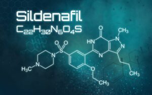 Sildenafil - chemický vzorec