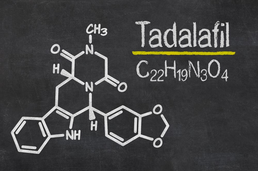 Tadalafil - chemický vzorec
