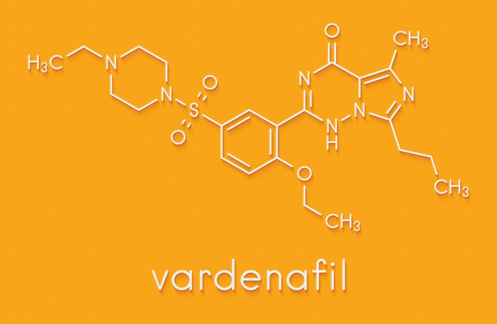 Vardenafil - chemický vzorec