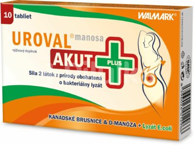 Walmark UROVAL manosa AKUT PLUS 10 tabliet