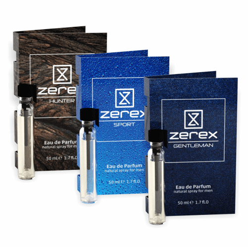 Pánske parfumy Zerex - sada vzoriek