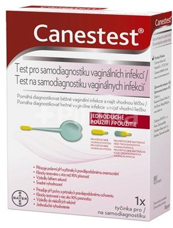 Canestest test na samodiagnostiku vaginálnych infekcií, 1×1 ks