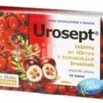 Urosept tablety - alebo šťava z brusníc v tabletke na cmúľanie na podporu močových ciest (recenzia)